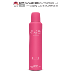 Confetti London YOU Deodorant Body Spray 250ml