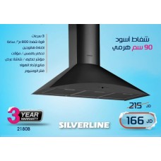 Silverline Pyramid Range Hood - Black (90 cm)