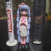 4-Piece Kimono Girl Miniature Figure Set