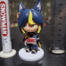 Chibi-style collectible figures inspired by characters from the video game Genshin Impact