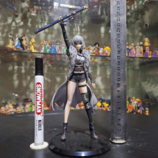 Collectible action figure of Bai Yuekui from the Chinese web animation Ling Cage: Incarnation, featuring a highly detailed and dynamic design.