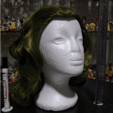 Joker wig with a distinctive green color