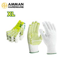 Wool-Blend Work Gloves with PVC Grip