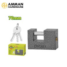 ﻿Heavy-Duty Square Iron Padlock – DELLO (70 mm)