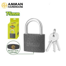 75mm Heavy-Duty Iron Padlock by Delo