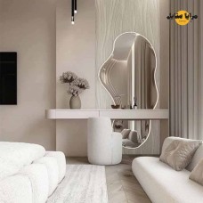 Mirror with Shelf and Hidden Lighting