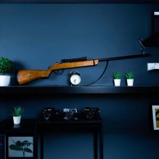 ﻿Handmade decorative rifle piece