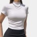 ﻿Half-Sleeve High Neck Blouse – 6 Pieces