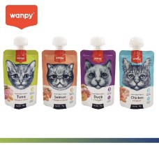 Wanpy Tasty Meat Paste 90g Wet Food For Cat (4 pieces)