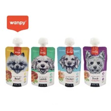 Wanpy Tasty Meat Paste 90g Wet Food For Dogs