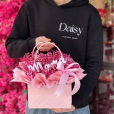 A scattered flower box wrapped in elegant paper