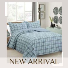 Elegant Quilted Bedding Set 3pcs