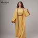 3-Piece sunshine Abaya Set – Yellow 