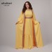 3-Piece sunshine Abaya Set – Yellow 