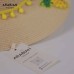 Pineapple Embellished Beach Hat