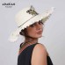 Bee Embellished  Beach Hat