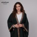 Emerald Green Embroidered Abaya
