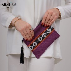 Colorful Sadu-Inspired Pouch