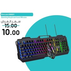 Firecam KM201 – RGB Gaming Keyboard and Mouse Combo
