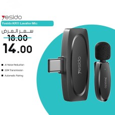 Yesido KR11 – Lavalier Mic with AI Noise Reduction