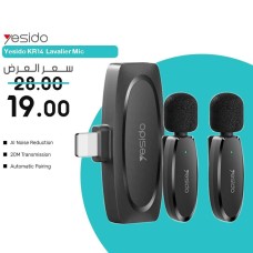 YESIDO KR14 Wireless Lavalier Microphone