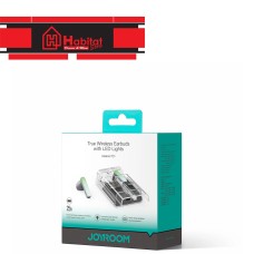 JOYROOM JR-TC1 Wireless Earbuds – Transparent Design with RGB Lighting & High-Resolution Sound