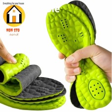 Pair of orthopedic insoles made of memory foam with 4D Cloud technology