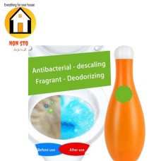 ﻿Blue Bubble Toilet Cleaner removes germs and effectively disinfects the toilet.
