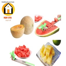 Watermelon and melon slicer shaped like a windmill