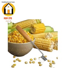 Corn Stripping Tool with Comfortable Wooden Handle