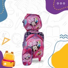 3-Piece Trolley Backpack Set
