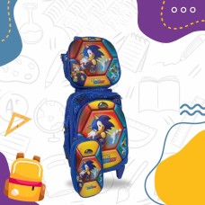 3-Piece Trolley Backpack Set