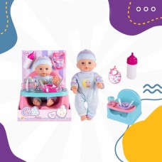 Baby with High Chair 