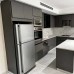 ﻿Spanish Laminate Wood Kitchen with Quartz Countertop