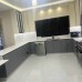 ﻿Spanish Laminate Wood Kitchen with Quartz Countertop