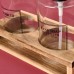 Wooden & Glass Bathroom Set 3 Pcs