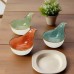 porcelain bowl set with a wooden base