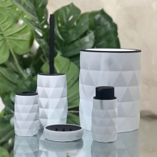 Plastic Bathroom Set 5 Pcs