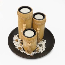 Candlestick 3 Pcs With Base
