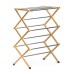 wooden clothes drying rack