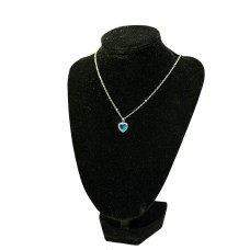 Pandora Necklace with Blue Stone 