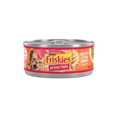 Friskies Prime Filets Chicken & Tuna Dinner in Gravy Wet Cat Food 156gm