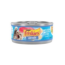 Friskies Shreds With Ocean Whitefish & Tuna In Sauce Wet Cat Food 156gm