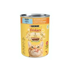 7613039965825 Purina Friskies Pate Wet Cat Food Chicken & Vegetables in Gravy 400gm