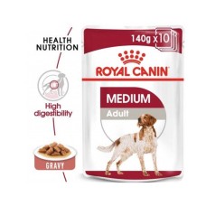 9003579008379 Royal Canin Medium Adult Chunks In Gravy 140g