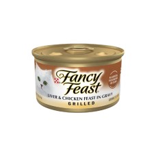 Fancy Feast Grilled Liver & Chicken Feast In Gravy Gourmet Cat Food 85gm