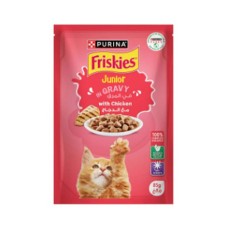 Purina Friskies Junior Chicken In Gravy Cat Wet Food 85gm