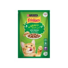 Purina Friskies Chicken Chunks In Gravy Cat Wet Food 85gm