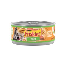 Friskies Paté Liver & Chicken Dinner Wet Cat Food 156gm