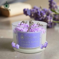 “Anxiety Relief” Lavender Scented Soy Candle by Organdle